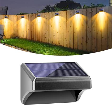 solar powered fence lights